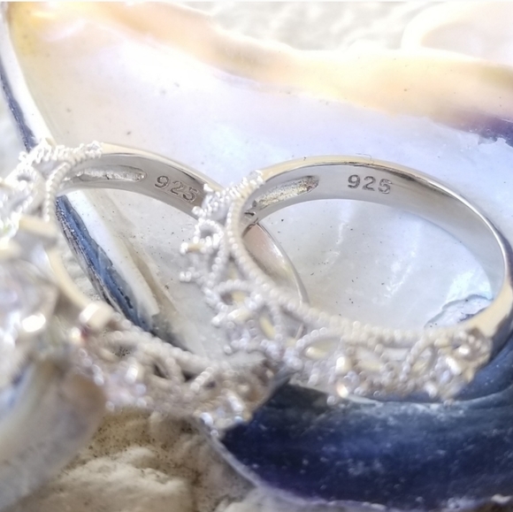 🍒NEW🍒 1.25 CARAT VICTORIAN BRIDAL SET - Picture 7 of 7